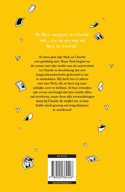 Nick en Charlie / Heartstopper achterkant