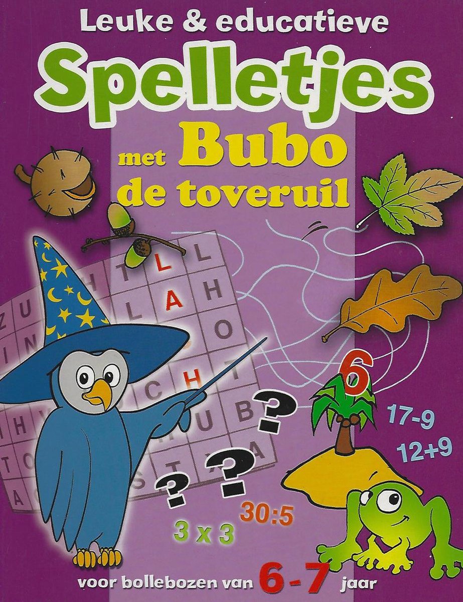 Leuke en educatieve spelletjes met bubo de toveruil 6-7 jaar