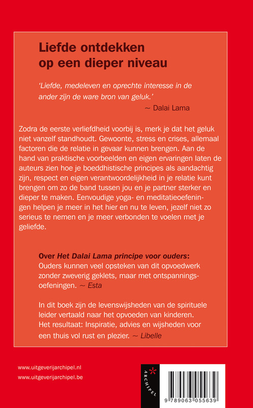 Dalai Lama Principe Voor Geliefden achterkant