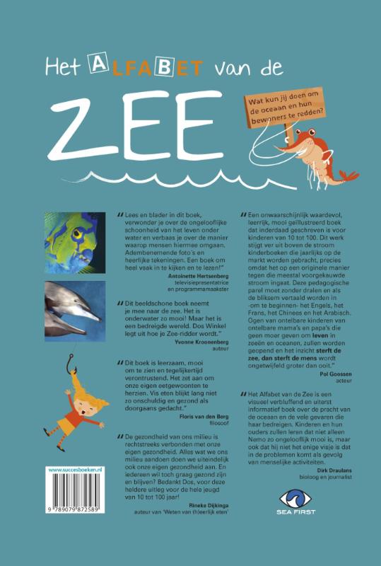 Het alfabet van de zee achterkant