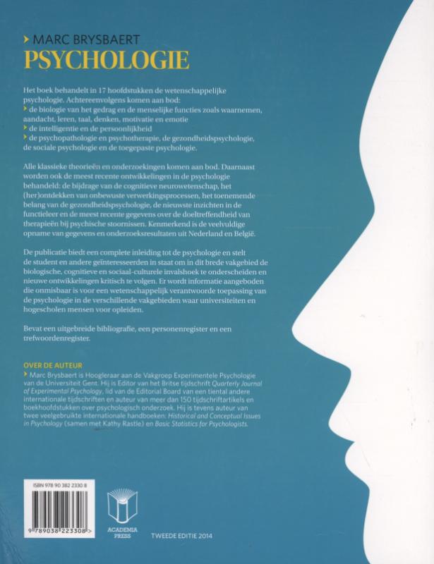 Psychologie achterkant