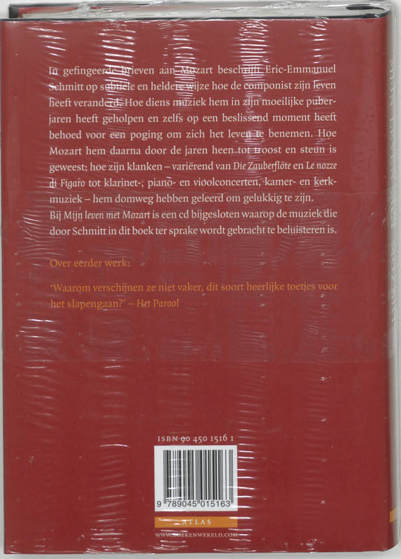 Mijn leven met Mozart + CD achterkant