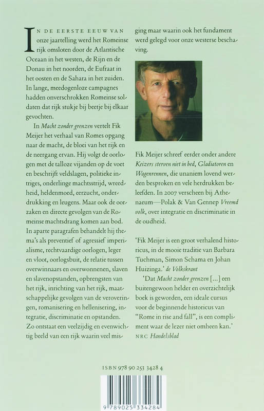 Macht zonder grenzen achterkant