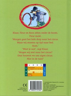 Een circus in de tuin! / Ssst... ik lees! achterkant