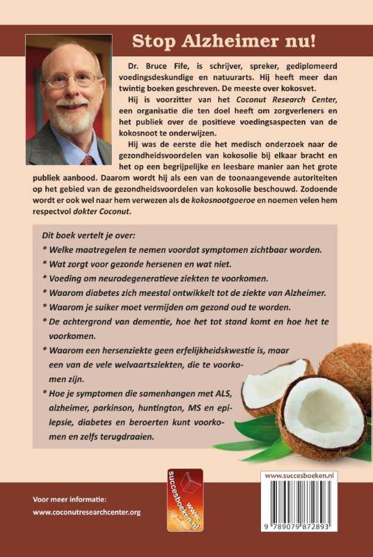 Stop Alzheimer nu achterkant