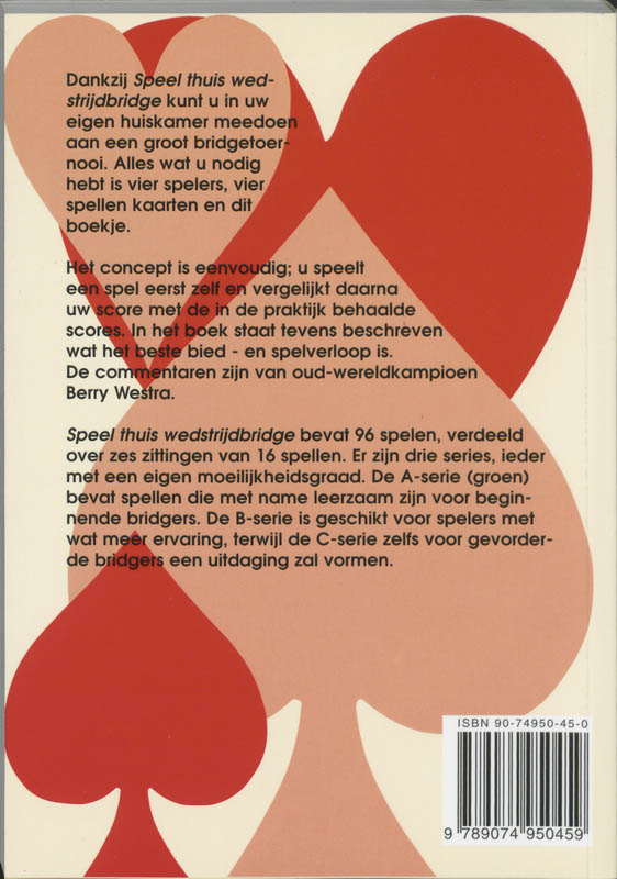 Speel Thuis Wedstrijdbridge C1 achterkant