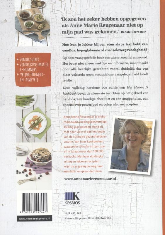 Natuurlijk! Het heden ik kookboek achterkant