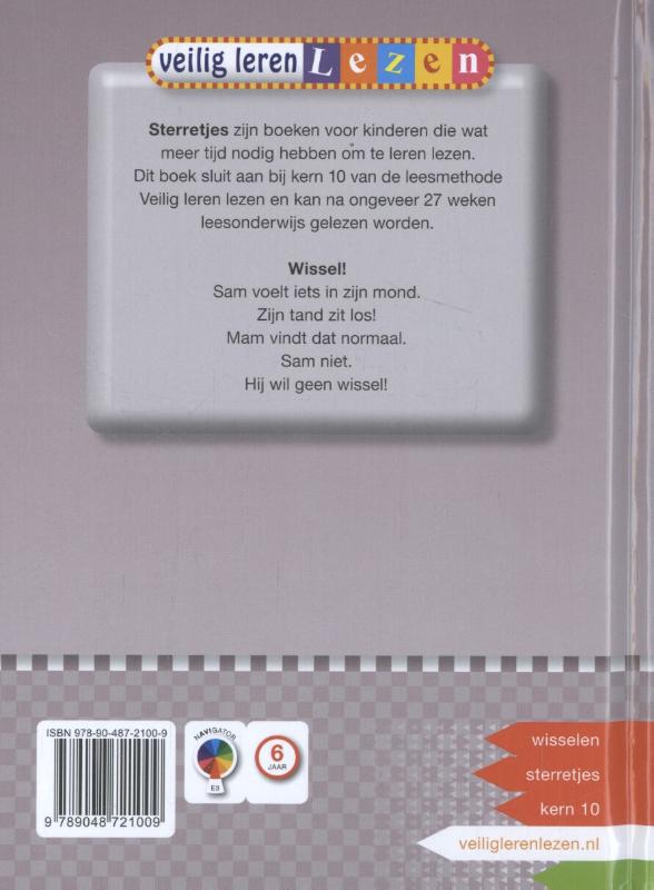 Veilig leren lezen - Wissel! AVI E3 achterkant