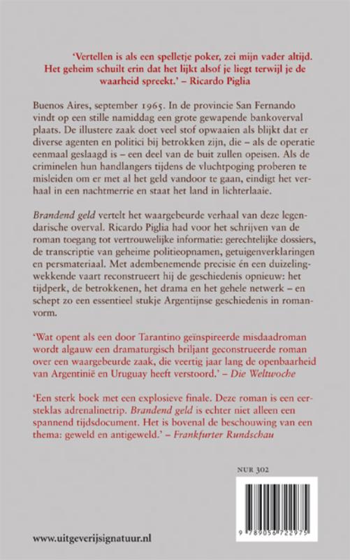 Brandend Geld achterkant