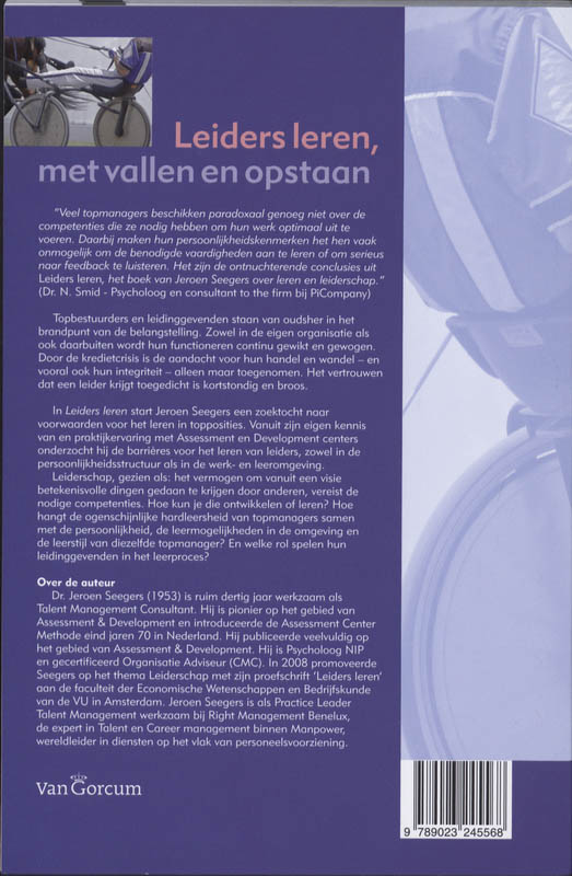 Leiders leren, met vallen en opstaan achterkant