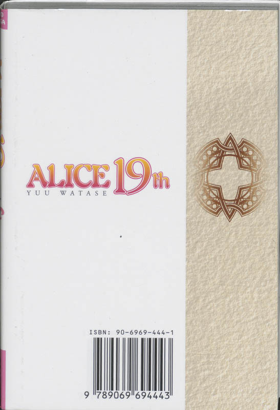 Alice 19 06. alice 19th achterkant