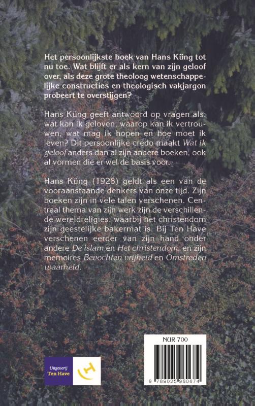 Wat ik geloof achterkant