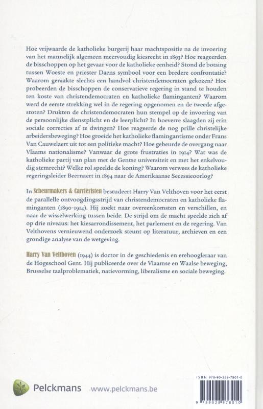 Scheurmakers en carrieristen achterkant