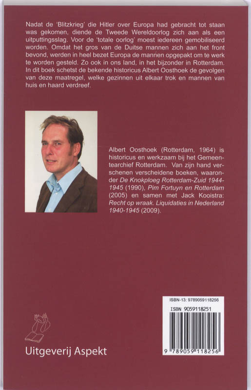 De Rotterdamse arbeidsinzet 1940-1945 achterkant