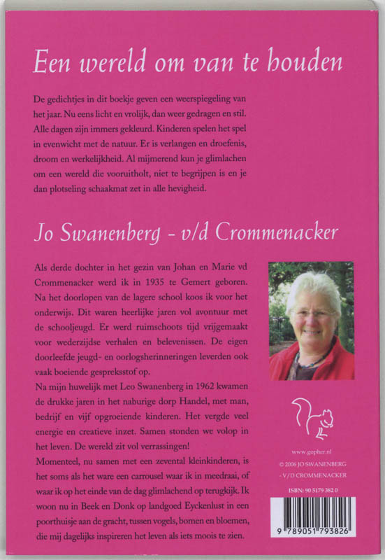 Een wereld om van te houden achterkant