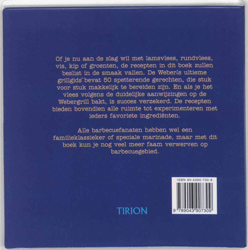 Weber S Ultieme Grillgids achterkant