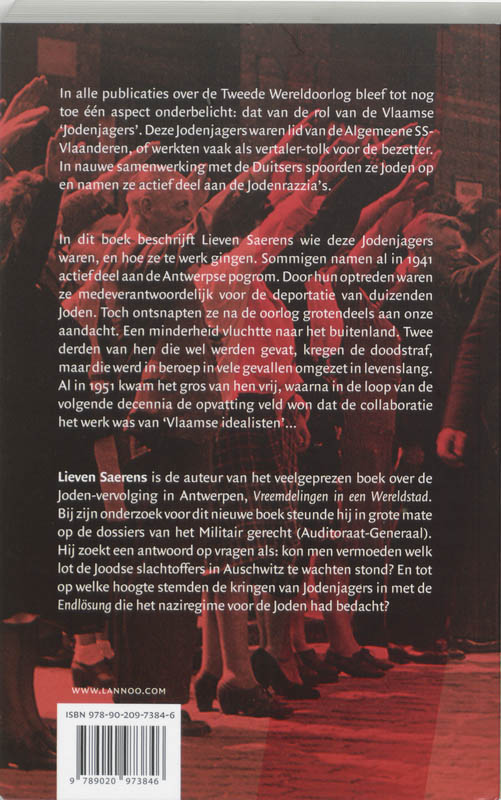 De Jodenjagers van de Vlaamse SS achterkant