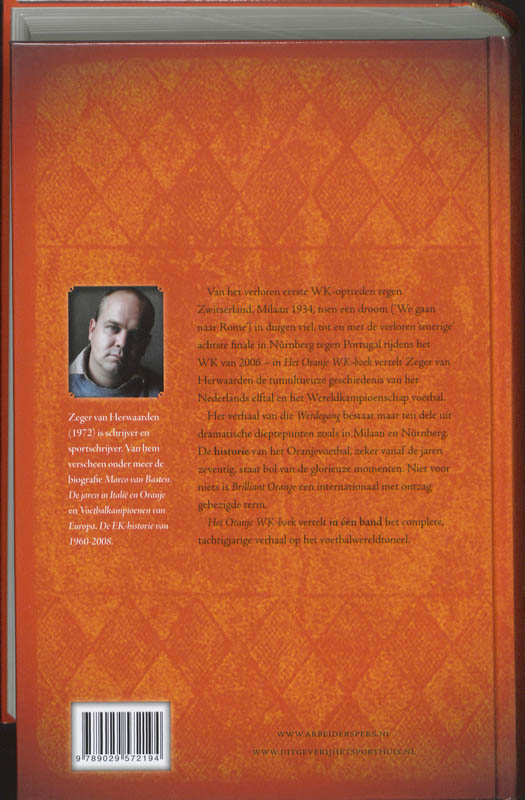 Het Oranje Wk-Boek achterkant