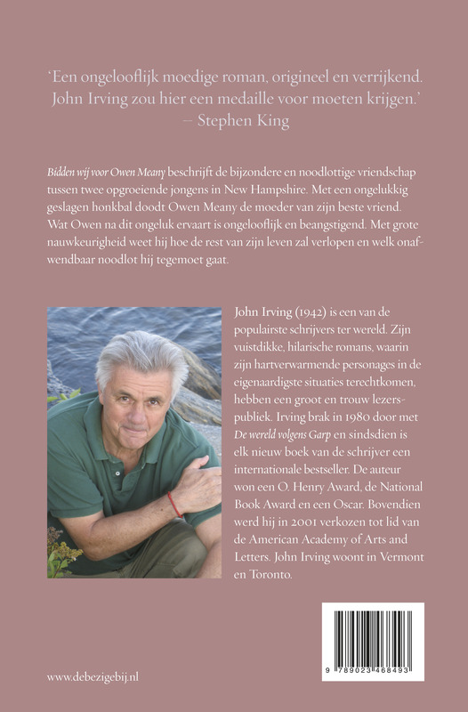 Bidden wij voor Owen Meany achterkant