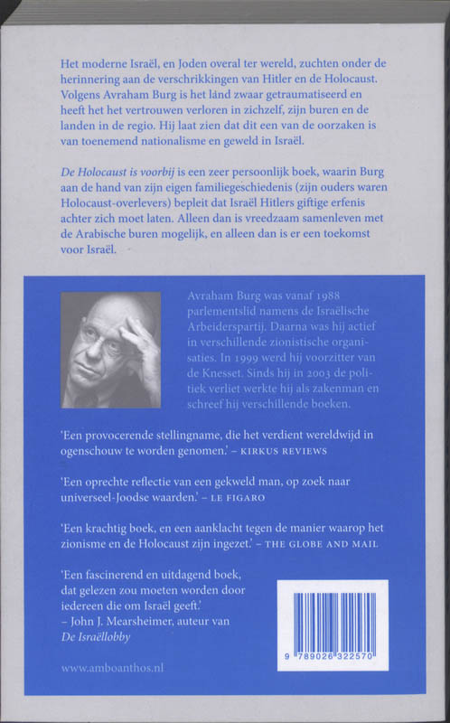 De Holocaust Is Voorbij achterkant