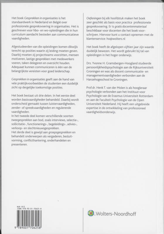 Gesprekken in organisaties achterkant