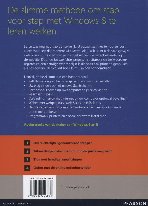 Windows 8 / Step by step achterkant