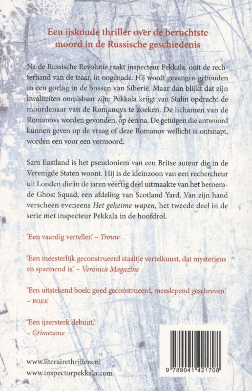 Het Oog Van De Rode Tsaar achterkant