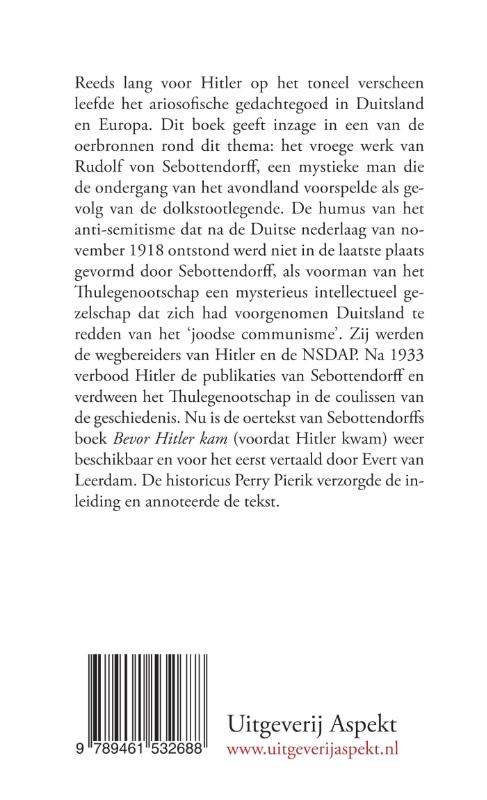 Thule en het Derde Rijk achterkant