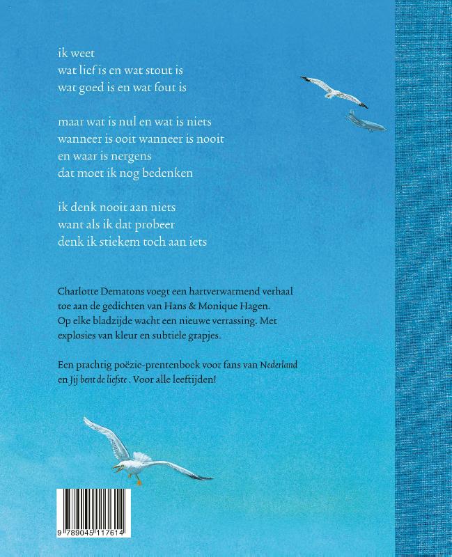 Nooit denk ik aan niets achterkant