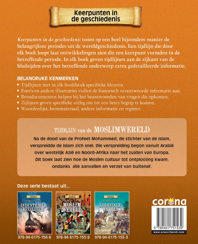 Keerpunten in de Geschiedenis  -   Tijdlijn van de moslimwereld achterkant