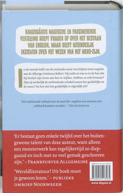 Engelen vallen langzaam achterkant