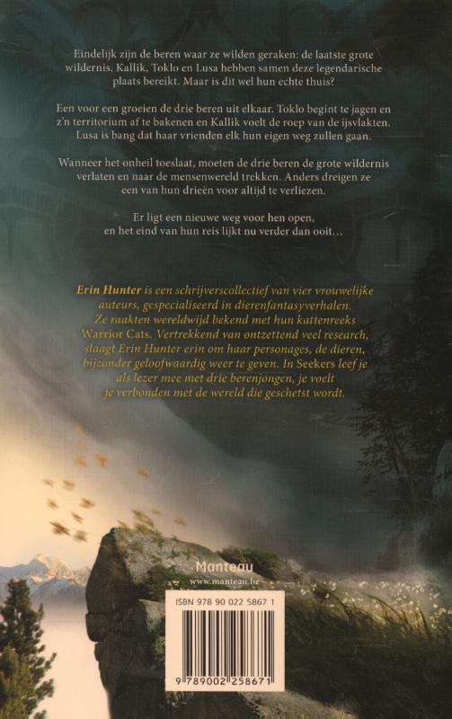 De laatste wildernis / Seekers achterkant