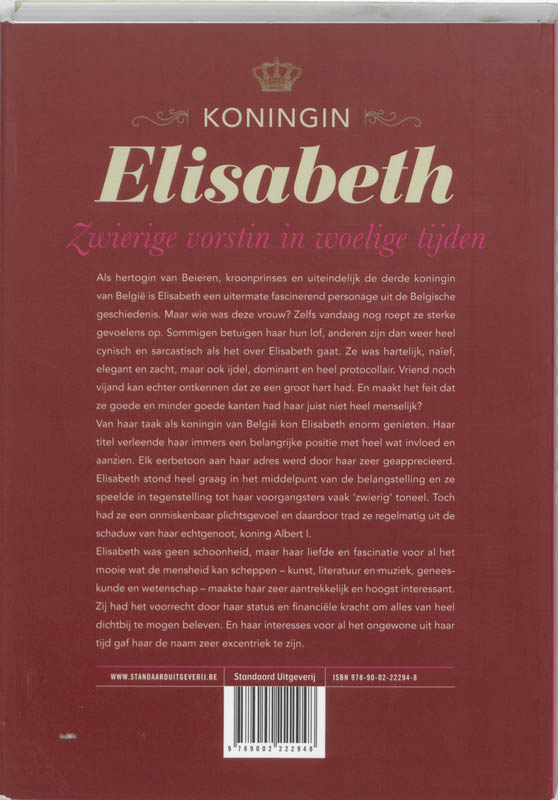 Koningin Elisabeth achterkant