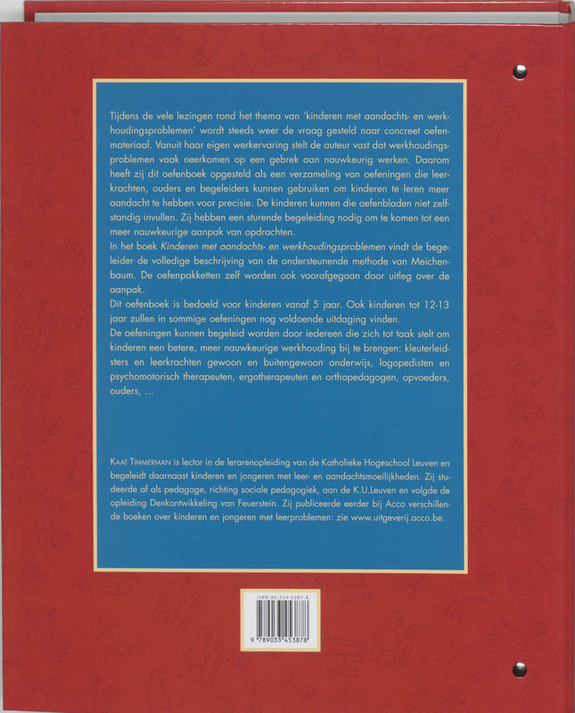 Kinderen met aandacht- en werkhoudingsproblemen Oefenboek achterkant