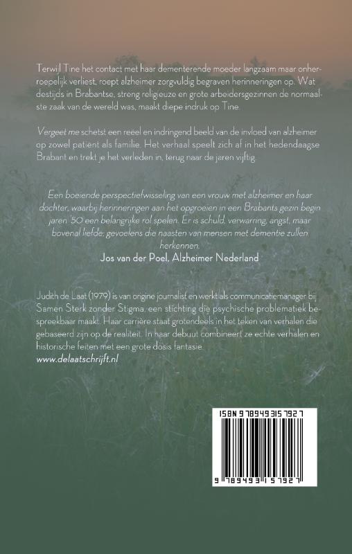 Vergeet me achterkant