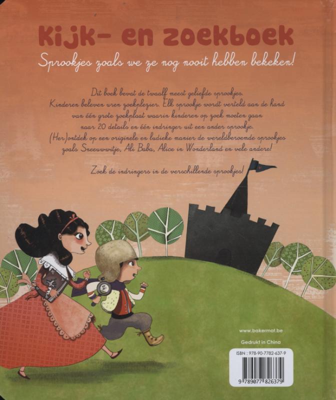 Sprookjes zoals we ze nog nooit hebben bekeken: kijk- en zoekboek achterkant