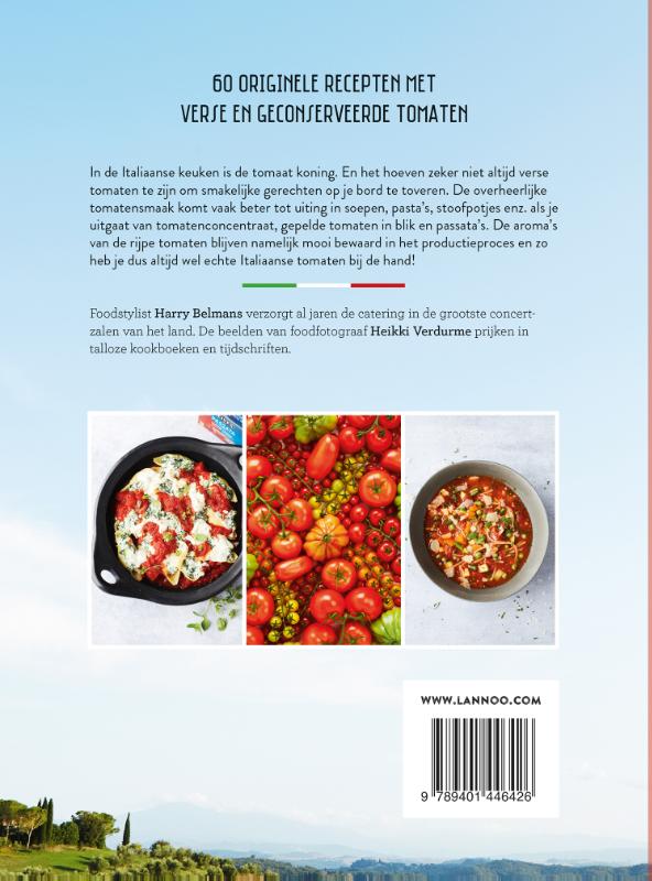 Italia al pomodoro achterkant