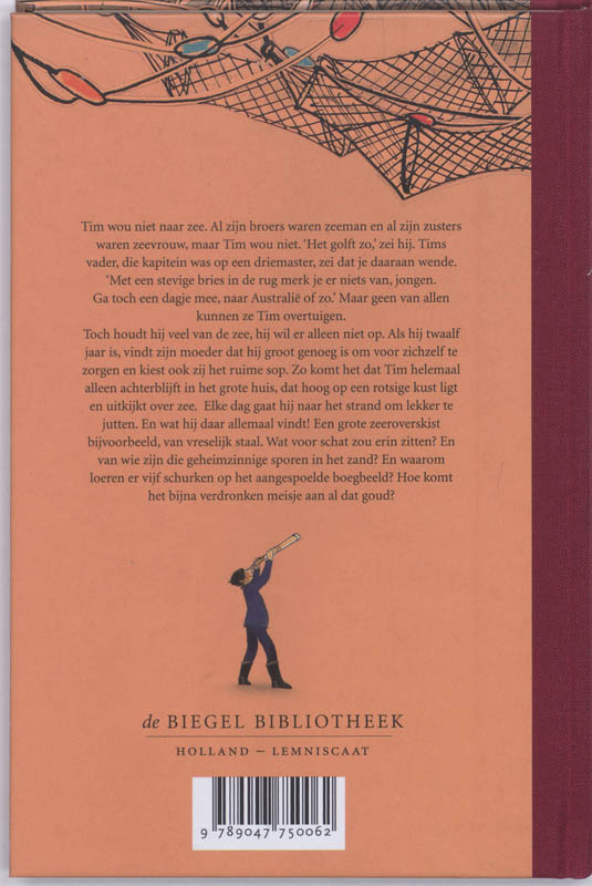 Juttertje Tim / De Biegel bibliotheek achterkant