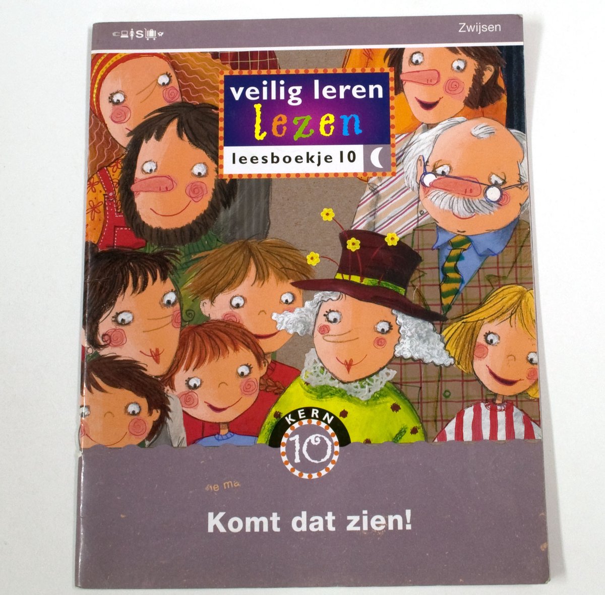 Veilig leren lezen 10 Komt dat zien Leesboekje, maanversie