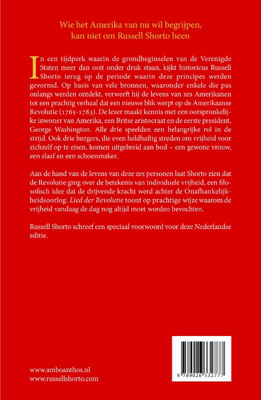 Lied der Revolutie achterkant