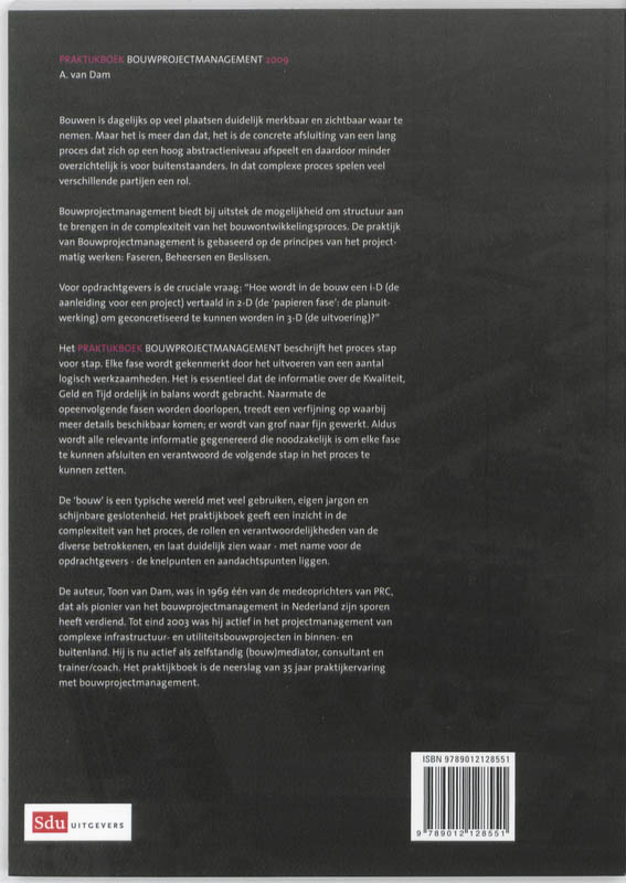 Praktijkboek bouwprojectmanagement achterkant