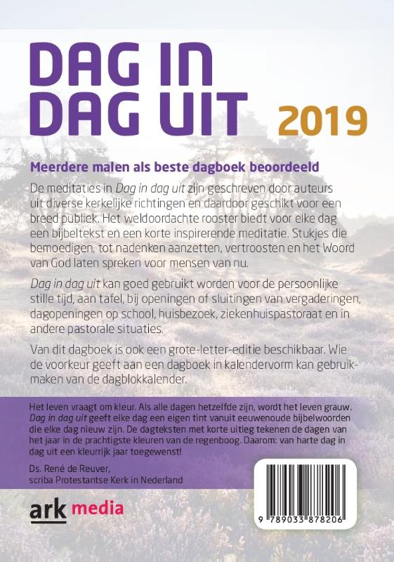 Dag in dag uit 2019 achterkant