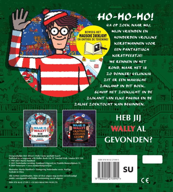 Kerstman op hol / Waar is Wally / 1 achterkant