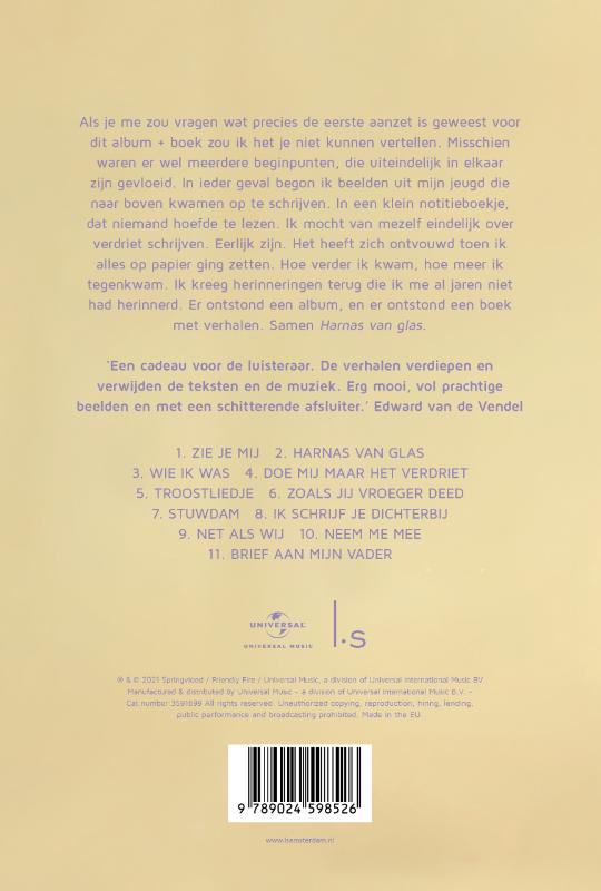 Harnas van glas achterkant