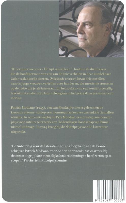 Onbekende vrouwen achterkant