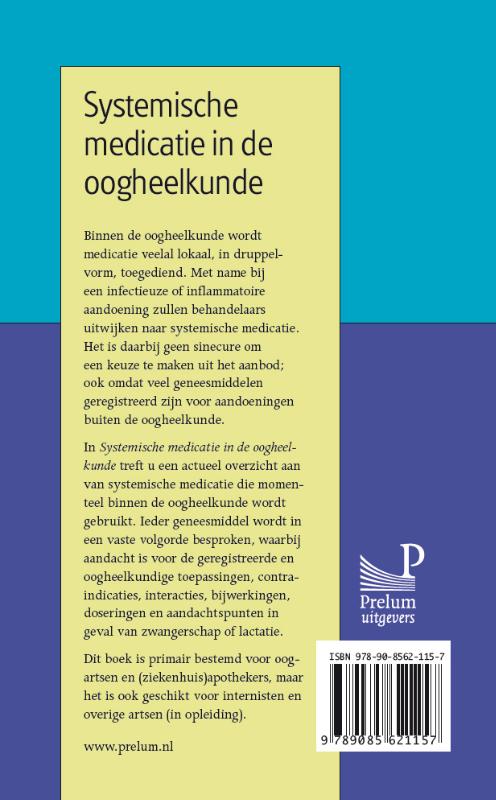 Systemische medicatie in de oogheelkunde achterkant
