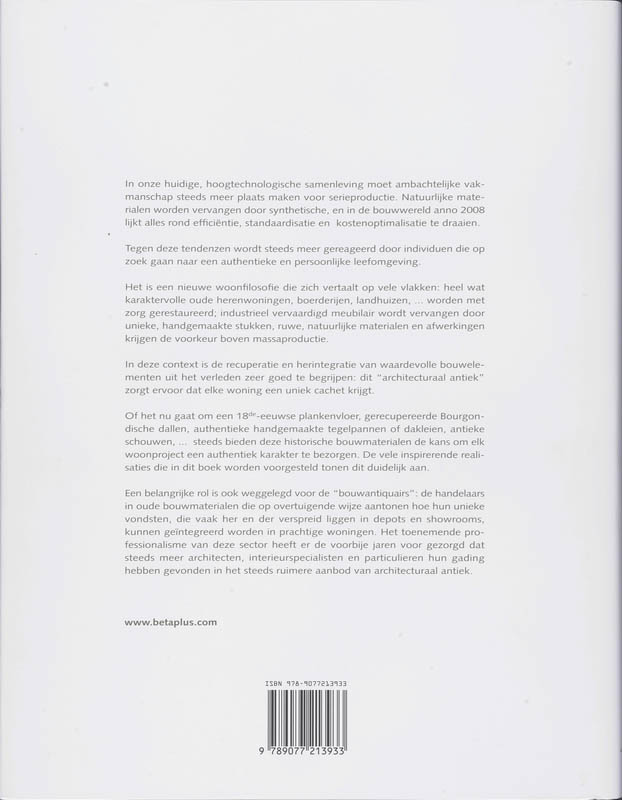 Architecturaal Antiek achterkant