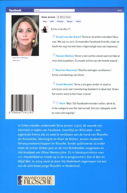 Echte Vrienden achterkant