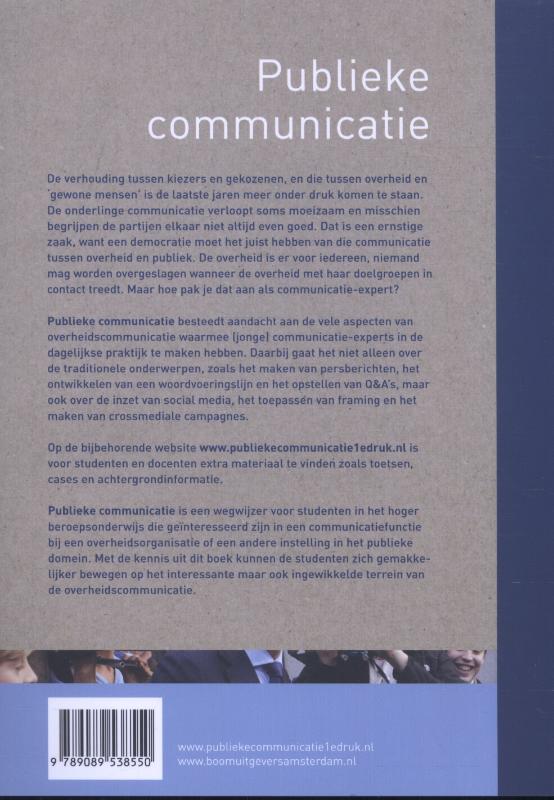 Publieke communicatie achterkant