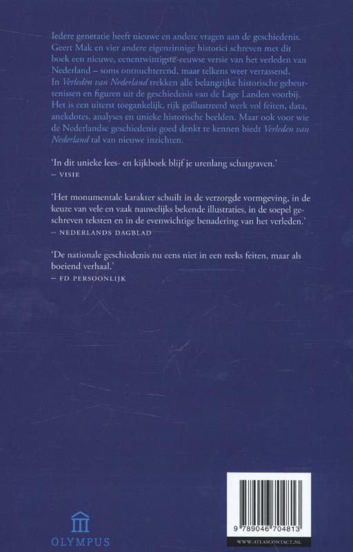 Verleden van Nederland achterkant